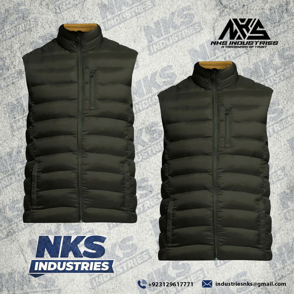 Half-Sleeve Puffer Jackets